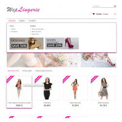 Lingeriewep Thème Prestashop 1.6